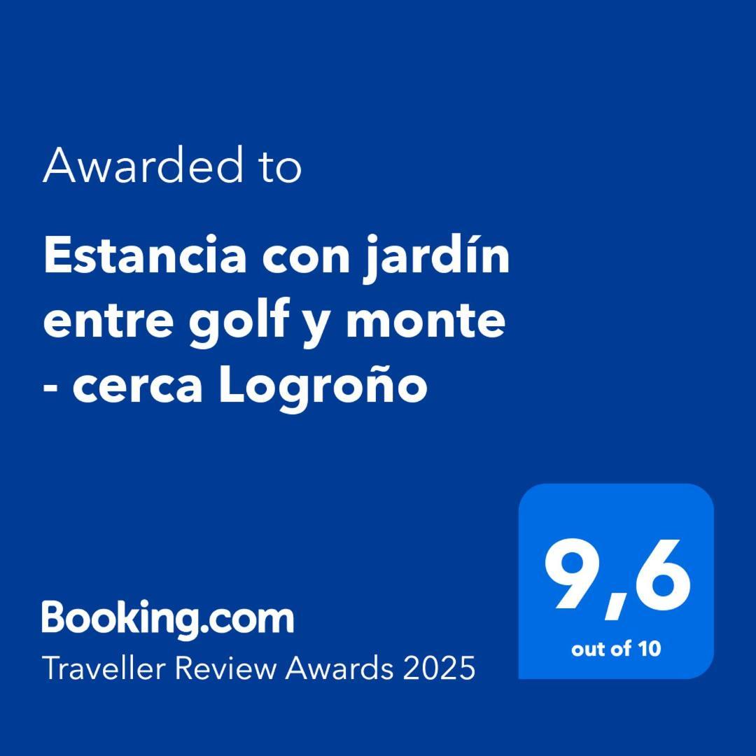 Estancia Con Jardin Entre Golf Y Monte - Cerca Logrono Sojuela Zewnętrze zdjęcie